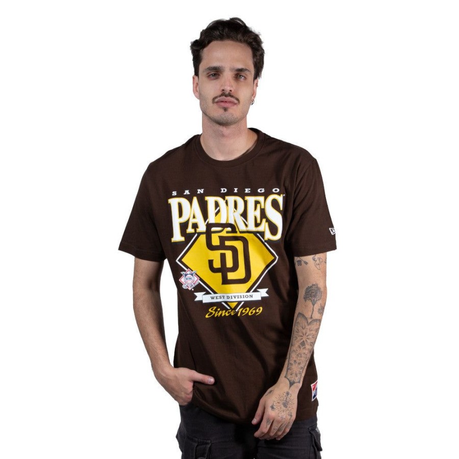 Ropa New Era | Playera Manga Corta San Diego Padres Mlb Throwback