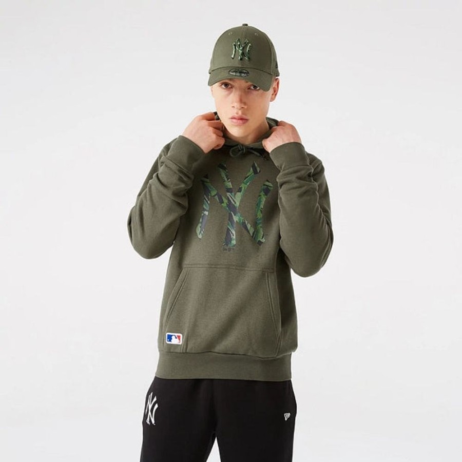 Ropa New Era | Sudadera New York Yankees Camo Infill Verde