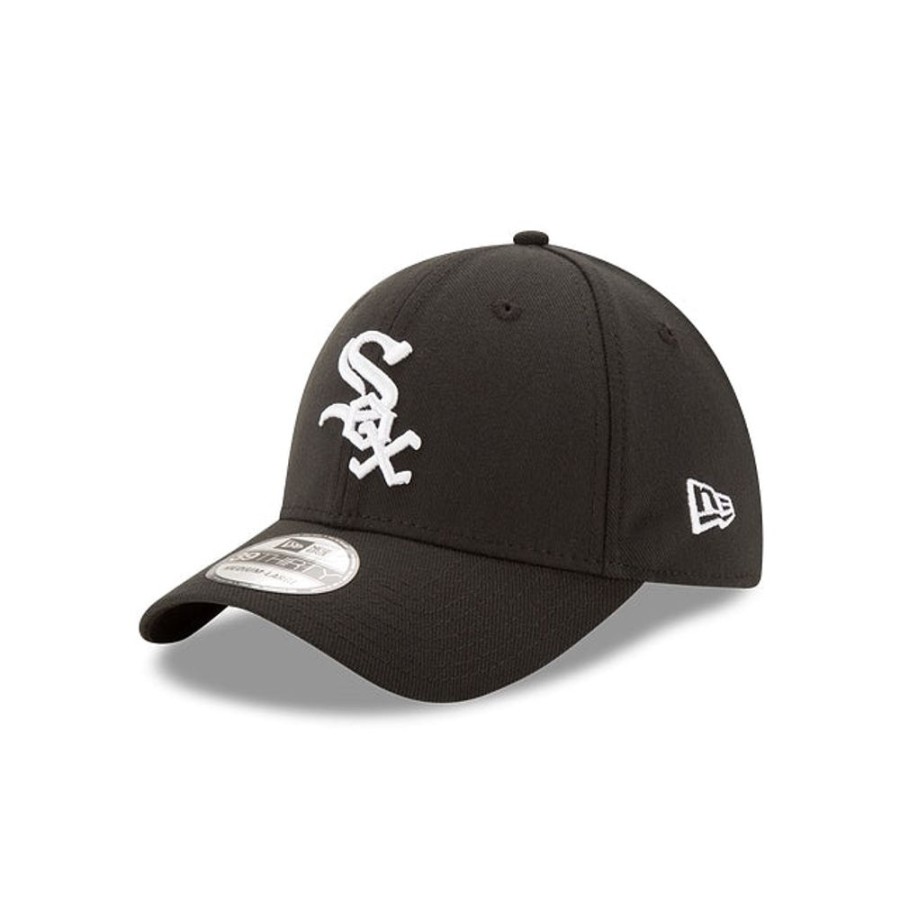 Gorras New Era | Chicago White Sox Black & White 39Thirty Elastica