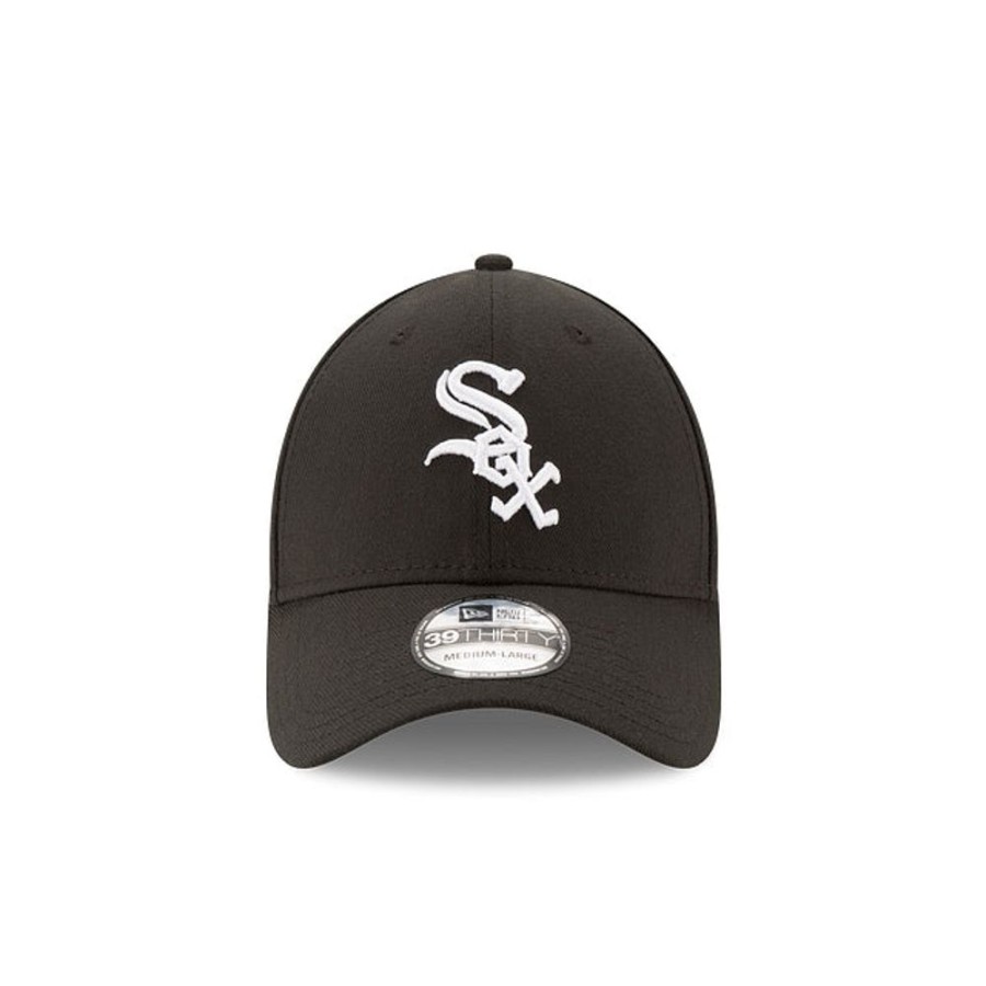 Gorras New Era | Chicago White Sox Black & White 39Thirty Elastica