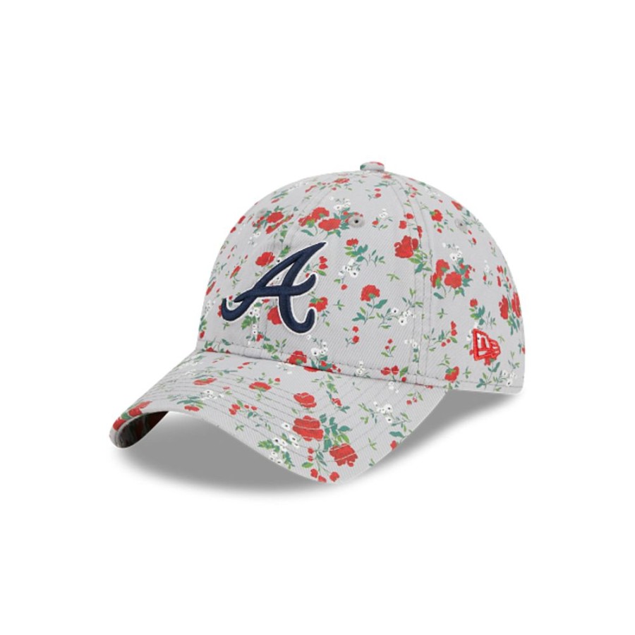 Gorras New Era | Atlanta Braves Mlb Bouquet 9Twenty Strapback Para Mujer