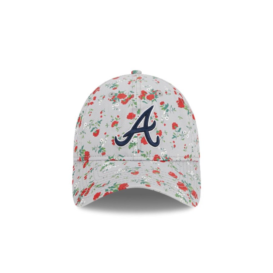 Gorras New Era | Atlanta Braves Mlb Bouquet 9Twenty Strapback Para Mujer