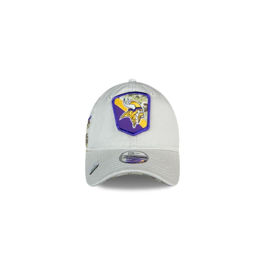 Gorras New Era | Minnesota Vikings Nfl Salute To Service 2023 9Twenty Strapback Para Nina O Nino