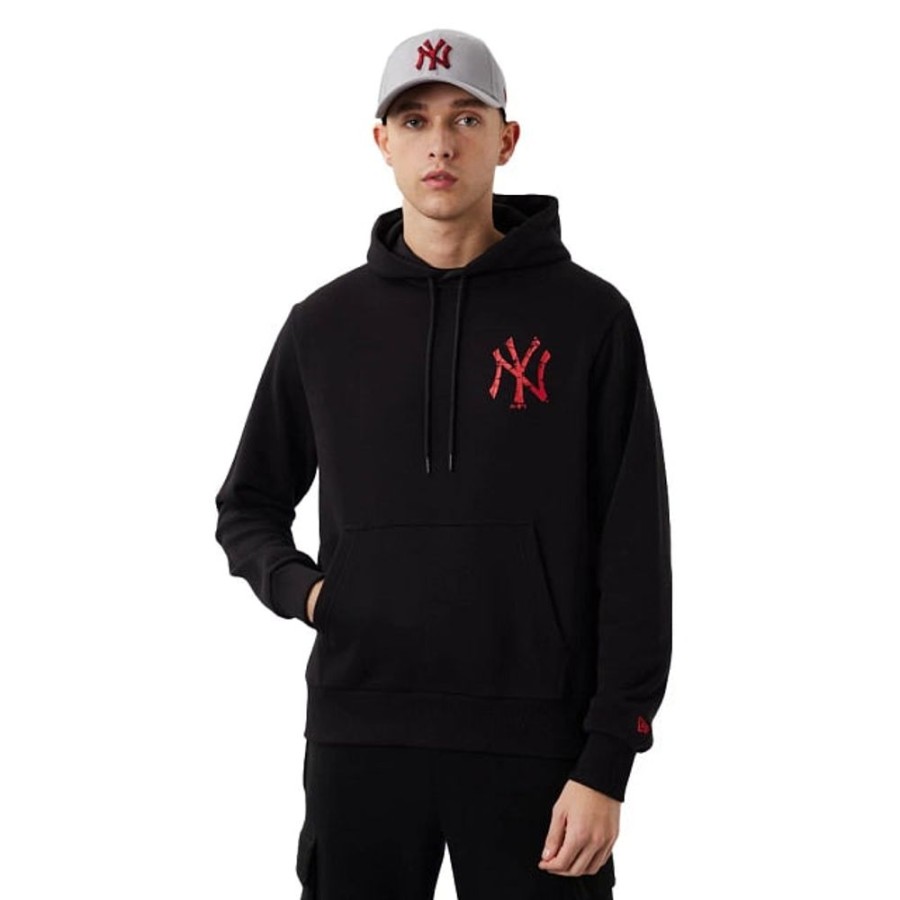 Ropa New Era | Sudadera New York Yankees Marble Infill Negra