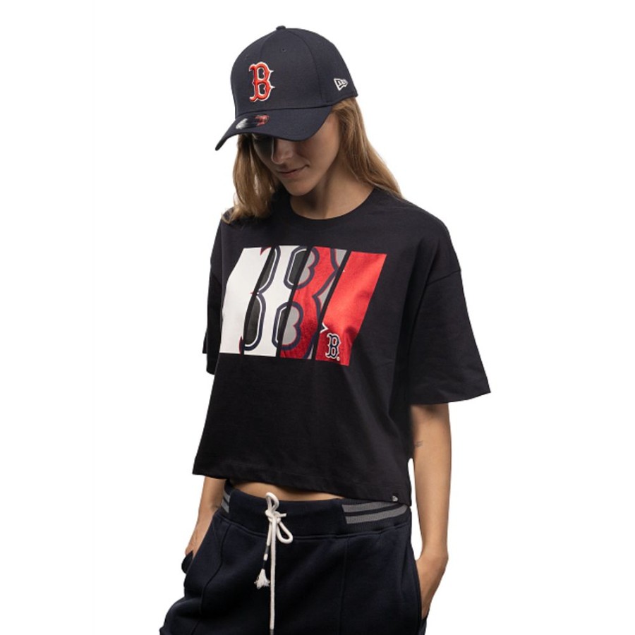 Ropa New Era | Playera Manga Corta Boston Red Sox Mlb Athleisure Para Mujer