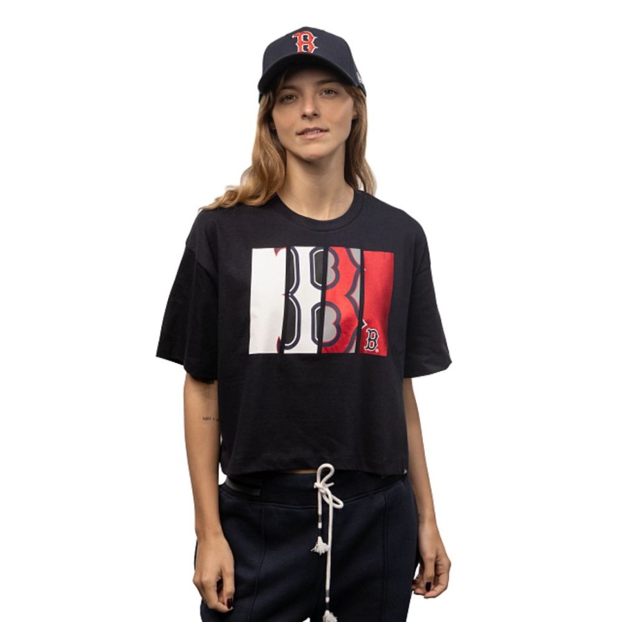 Ropa New Era | Playera Manga Corta Boston Red Sox Mlb Athleisure Para Mujer