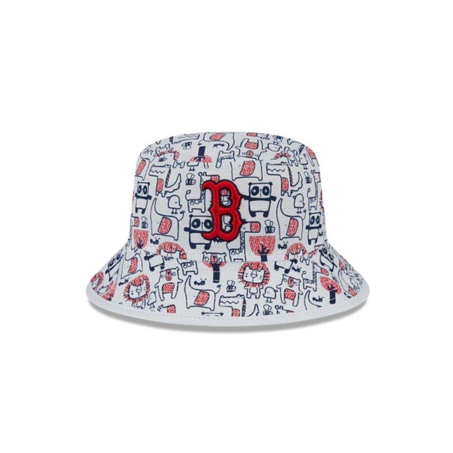 Gorras New Era | Boston Red Sox Mlb Kid'S Collection Bucket Para Nina O Nino