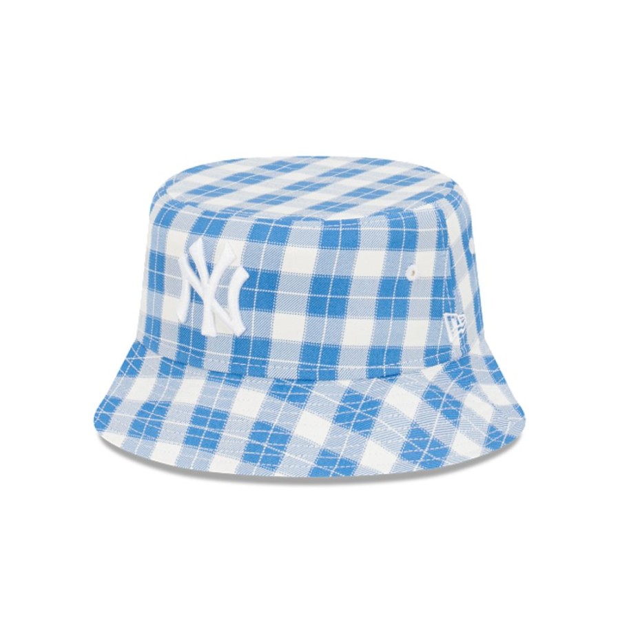 Gorras New Era | New York Yankees Mlb Plaid Bucket Azul