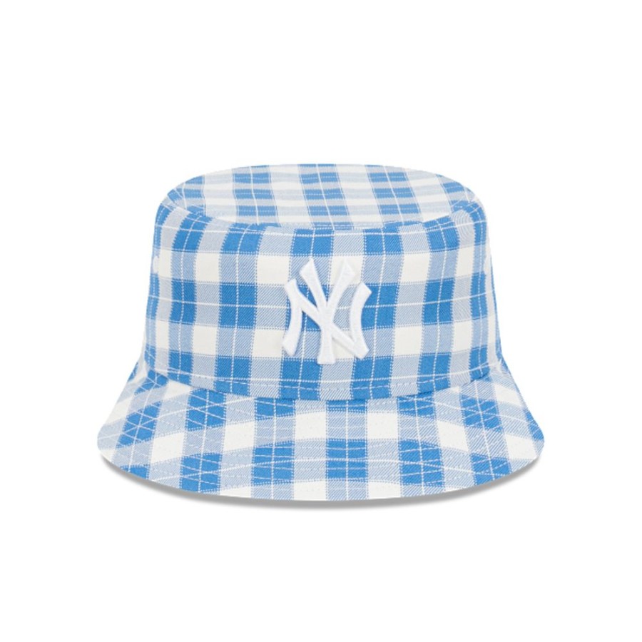 Gorras New Era | New York Yankees Mlb Plaid Bucket Azul