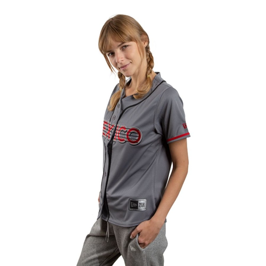 Ropa New Era | Jersey Away Diablos Rojos Del Mexico Lmb Para Mujer