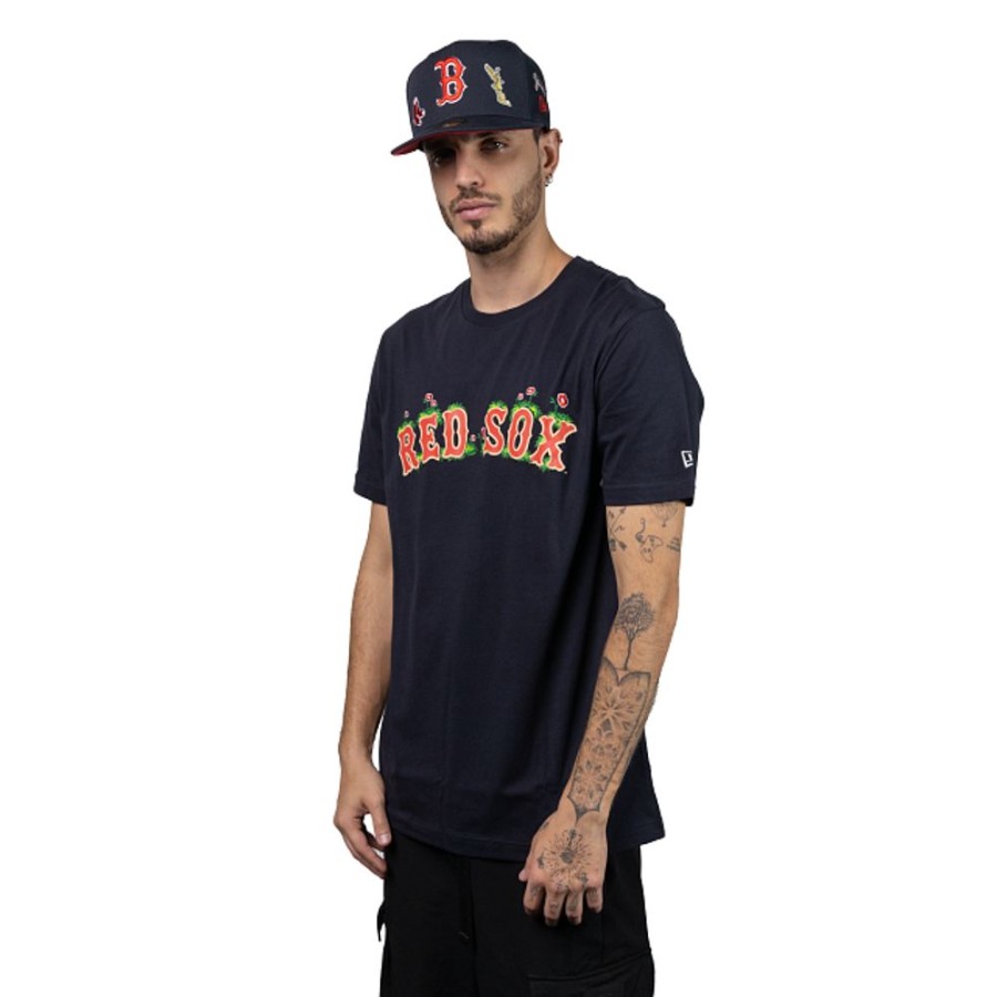 Ropa New Era | Playera Manga Corta Boston Red Sox Mlb Sprouted