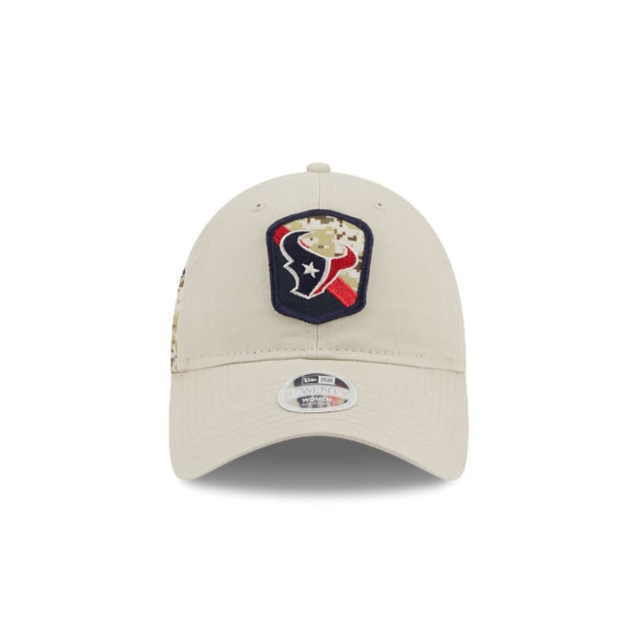 Gorras New Era | Houston Texans Nfl Salute To Service 2023 9Twenty Strapback Para Mujer