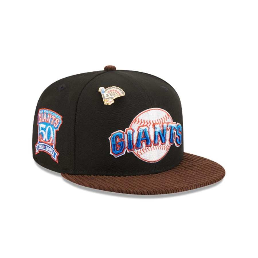 Gorras New Era | San Francisco Giants Mlb Feathered Cord 59Fifty Cerrada