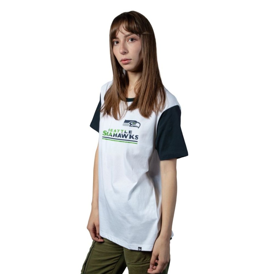 Ropa New Era | Playera Manga Corta Seattle Seahawks Nfl 3Rd Down 2023 Para Mujer