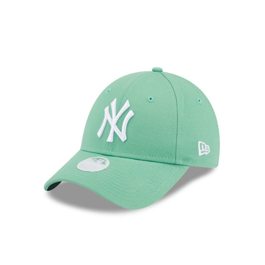 Gorras New Era | New York Yankees League Essentials 9Forty Strapback Verde Para Mujer