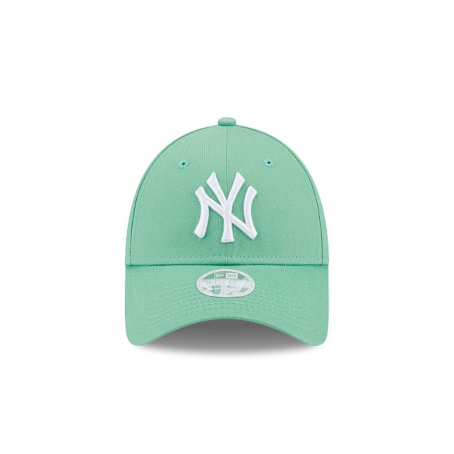 Gorras New Era | New York Yankees League Essentials 9Forty Strapback Verde Para Mujer