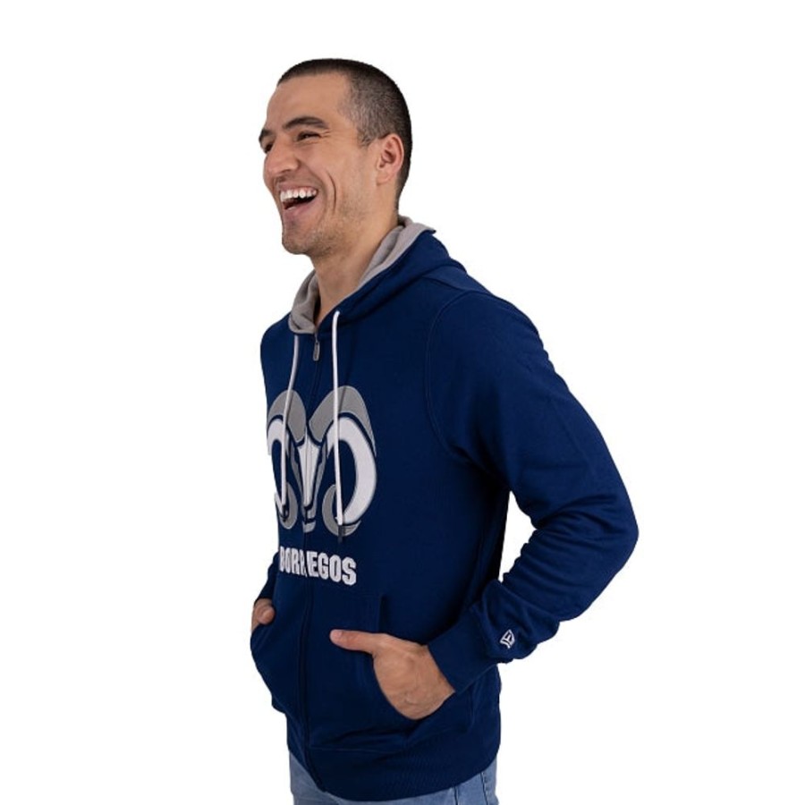 Ropa New Era | Sudadera Con Zipper Coleccion Universidades Borregos Tec De Monterrey Navy