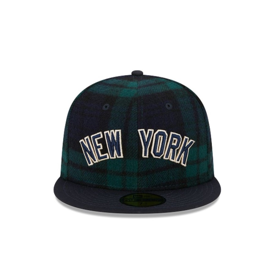 Gorras New Era | New York Yankees Mlb Black Watch Tartan 59Fifty Cerrada