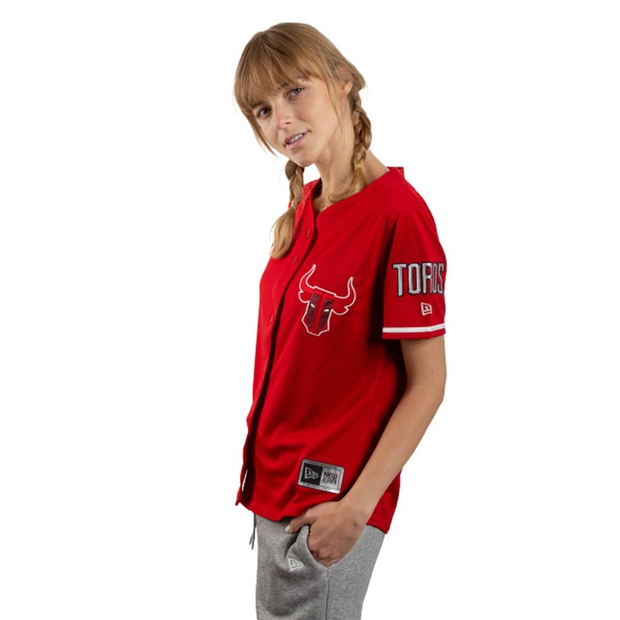 Ropa New Era | Jersey Alternativo Toros De Tijuana Lmb Para Mujer Rojo