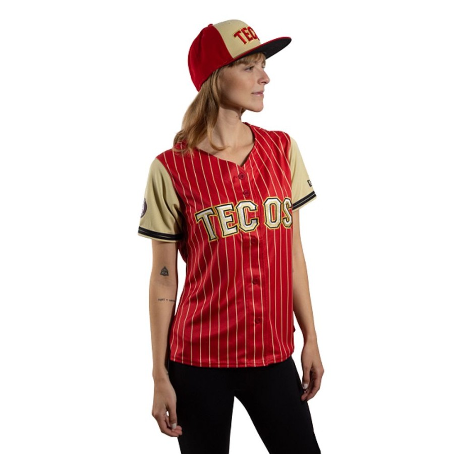 Ropa New Era | Jersey Alternativo Tecolotes De Los 2 Laredos Lmb Para Mujer Rojo