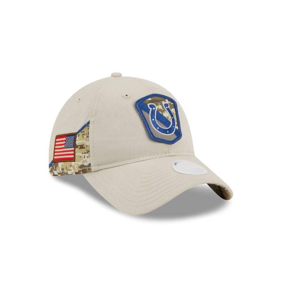 Gorras New Era | Indianapolis Colts Nfl Salute To Service 2023 9Twenty Strapback Para Mujer