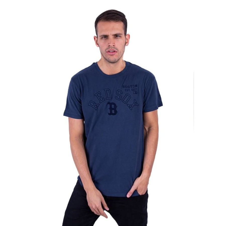 Ropa New Era | Playera Manga Corta Boston Red Sox Mlb Fangear Navy