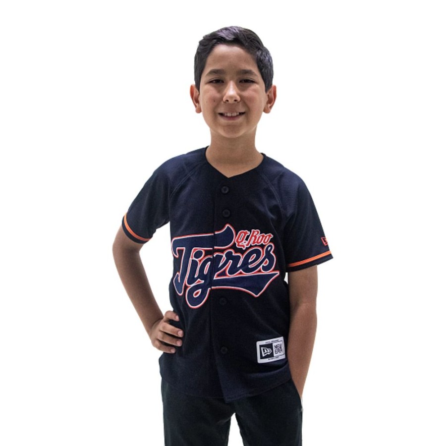 Ropa New Era | Jersey Away Tigres De Quintana Roo Lmb Para Nina O Nino