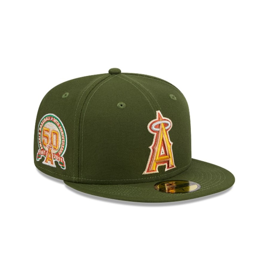 Gorras New Era | Los Angeles Angels Mlb Autumn Flannel 59Fifty Cerrada