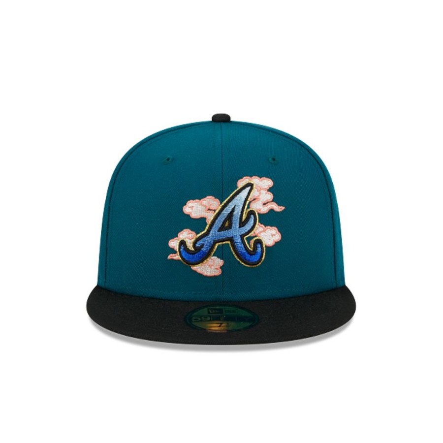 Gorras New Era | Atlanta Braves Mlb Cloud Spiral 59Fifty Cerrada