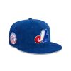 Gorras New Era | Montreal Expos Mlb Throwback Corduroy 59Fifty Cerrada