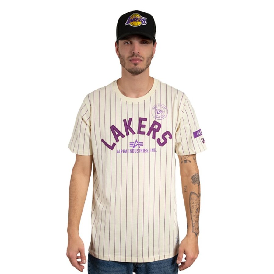 Ropa New Era | Playera Manga Corta Alpha Industries X Nba Los Angeles Lakers