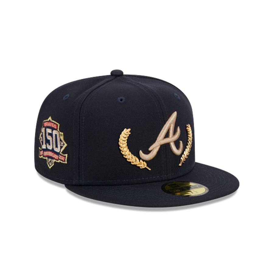 Gorras New Era | Atlanta Braves Mlb Gold Leaf 59Fifty Cerrada