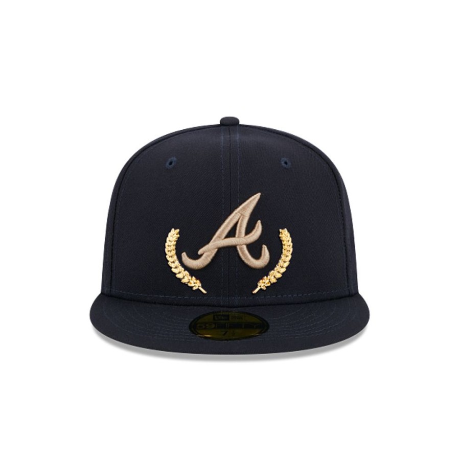 Gorras New Era | Atlanta Braves Mlb Gold Leaf 59Fifty Cerrada