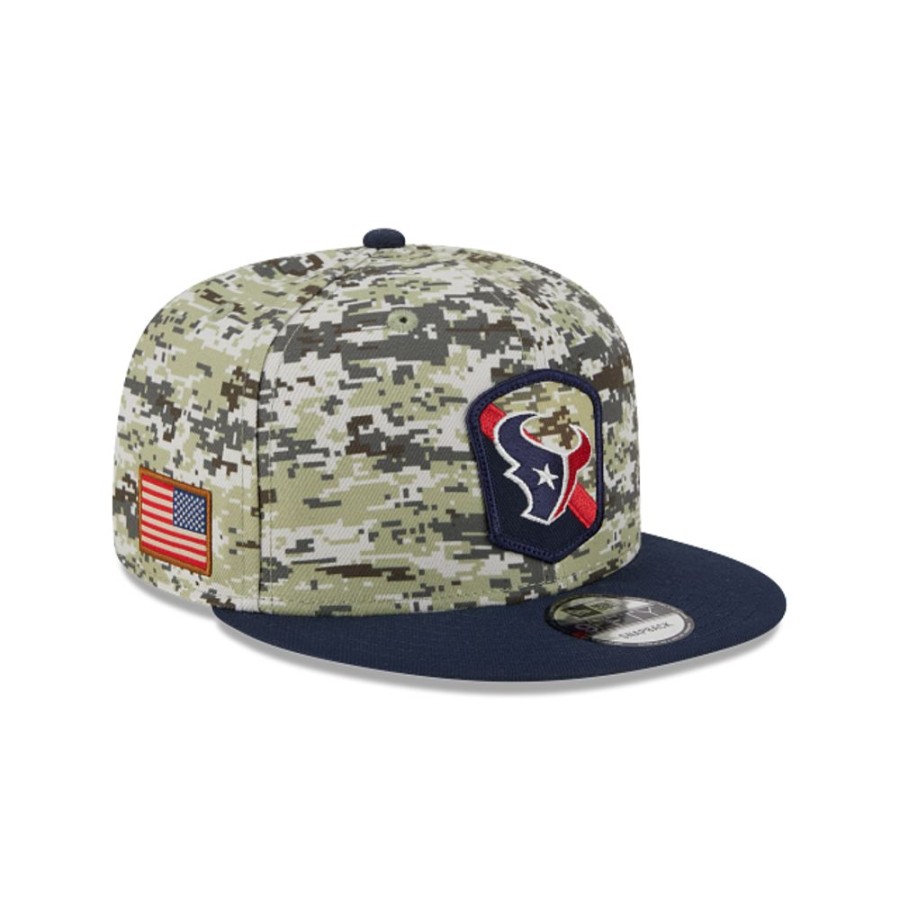 Gorras New Era | Houston Texans Nfl Salute To Service 2023 9Fifty Snapback