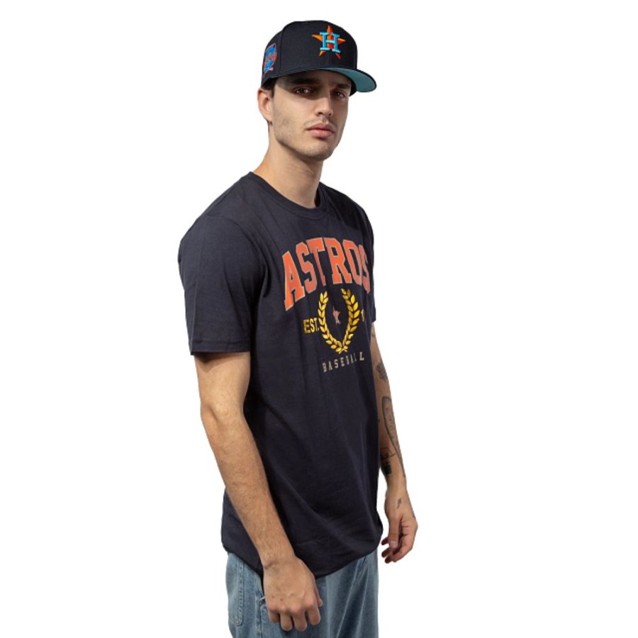 Ropa New Era | Playera Manga Corta Houston Astros Mlb Gold Leaf