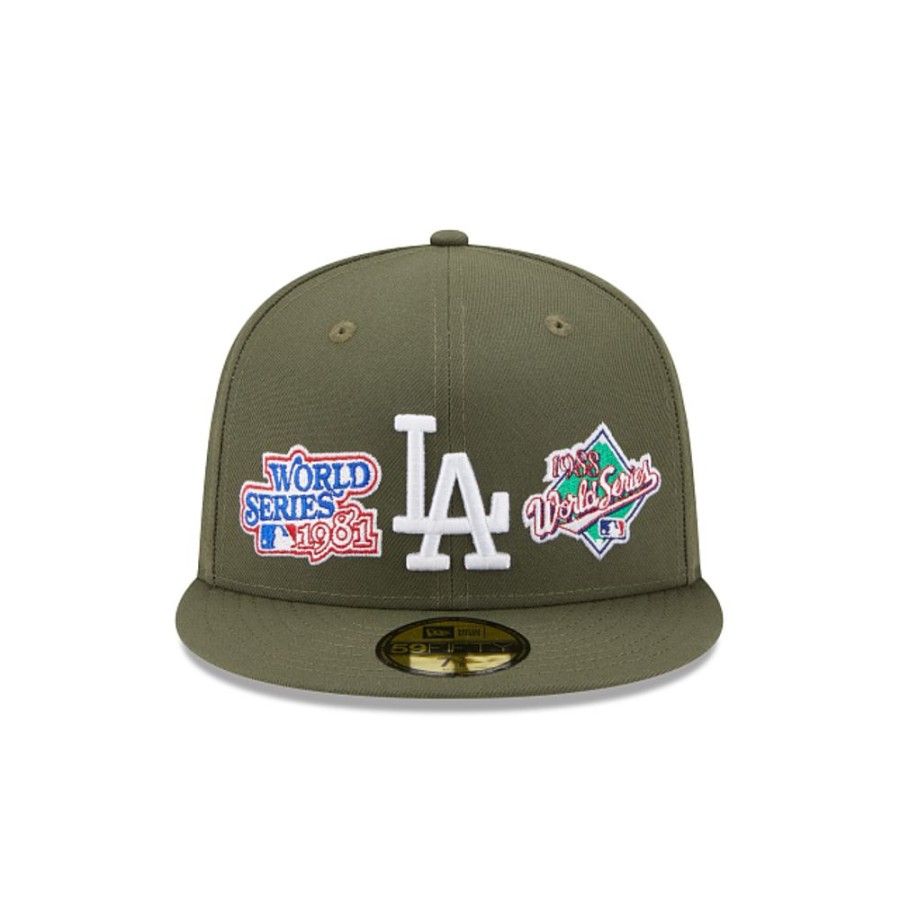 Gorras New Era | Los Angeles Dodgers Mlb Olive 59Fifty Cerrada