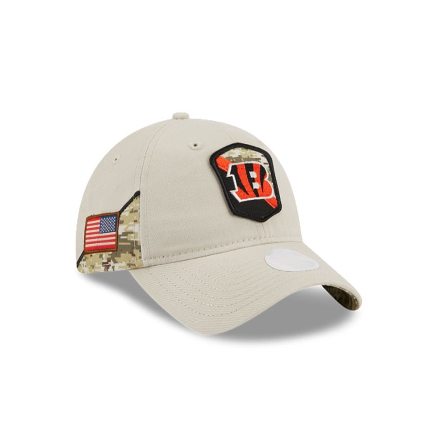 Gorras New Era | Cincinnati Bengals Nfl Salute To Service 2023 9Twenty Strapback Para Mujer