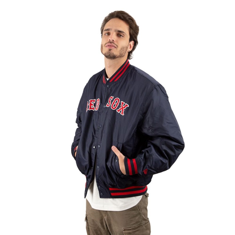 Ropa New Era | Chamarra Boston Red Sox Mlb Stadium Jacket