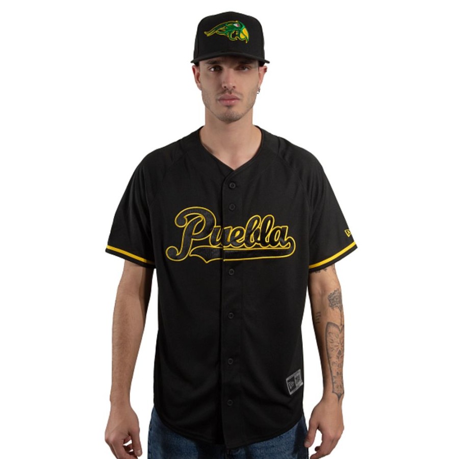 Ropa New Era | Jersey Alternativo Pericos De Puebla Lmb Negro