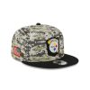 Gorras New Era | Pittsburgh Steelers Nfl Salute To Service 2023 9Fifty Snapback