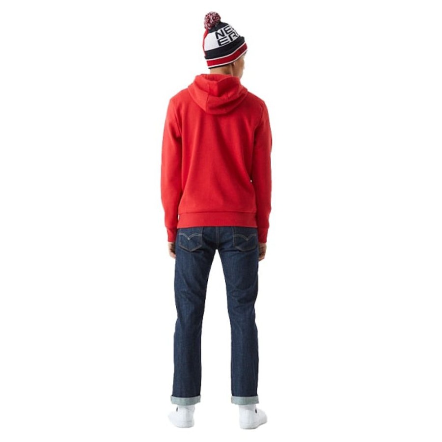 Ropa New Era | Sudaderanew Era Colour Block Frech Terry Brushed Back Fleece Roja