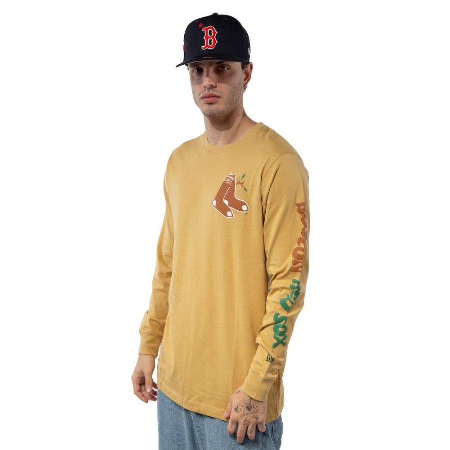 Ropa New Era | Playera Manga Larga Boston Red Sox Mlb Camp