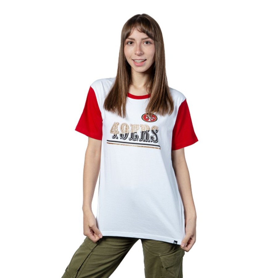 Ropa New Era | Playera Manga Corta San Francisco 49Ers Nfl 3Rd Down 2023 Para Mujer