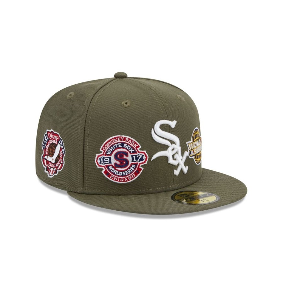 Gorras New Era | Chicago White Sox Mlb Olive 59Fifty Cerrada