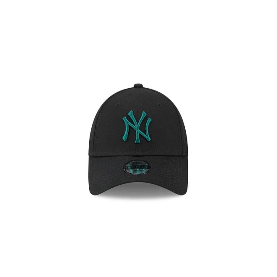 Gorras New Era | New York Yankees Mlb League Essential 9Forty Strapback Para Nina O Nino Negra