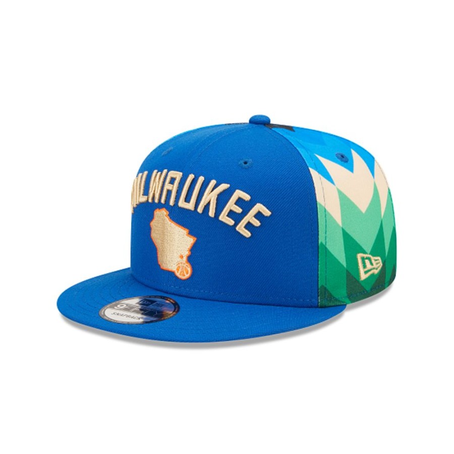 Gorras New Era | Milwaukee Bucks Nba City Edition 2022 9Fifty Snapback