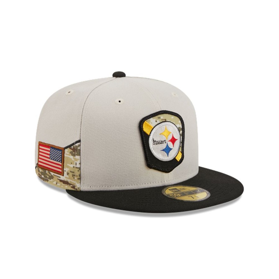 Gorras New Era | Pittsburgh Steelers Nfl Salute To Service 2023 59Fifty Cerrada