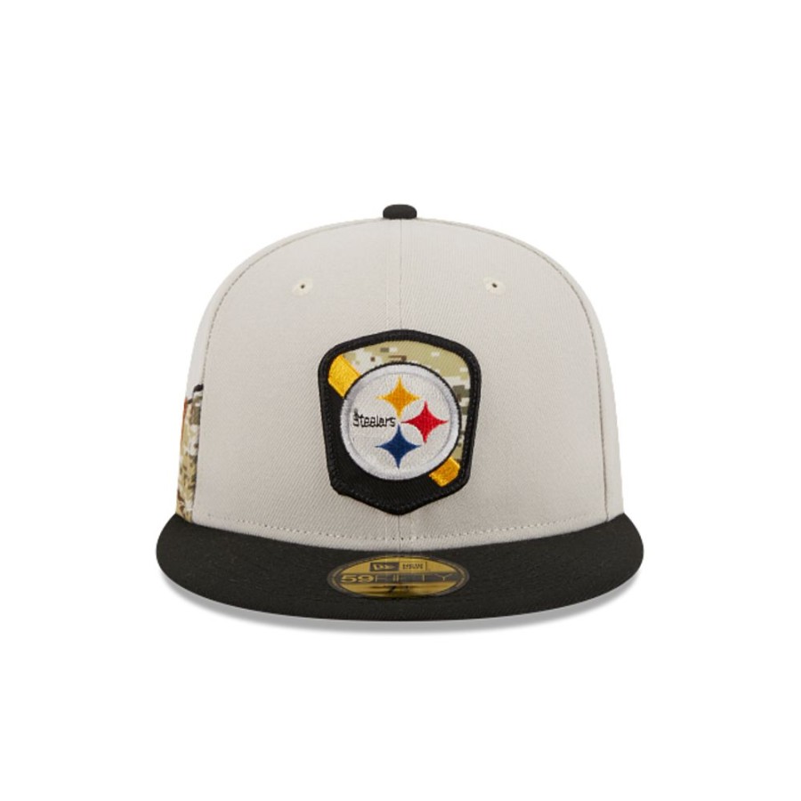 Gorras New Era | Pittsburgh Steelers Nfl Salute To Service 2023 59Fifty Cerrada