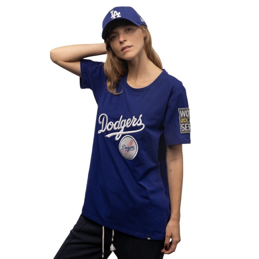 Ropa New Era | Playera Manga Corta Los Angeles Dodgers Mlb Logo Select Para Mujer