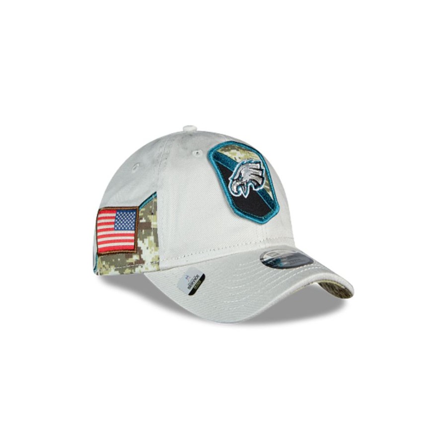 Gorras New Era | Philadelphia Eagles Nfl Salute To Service 2023 9Twenty Strapback Para Nina O Nino